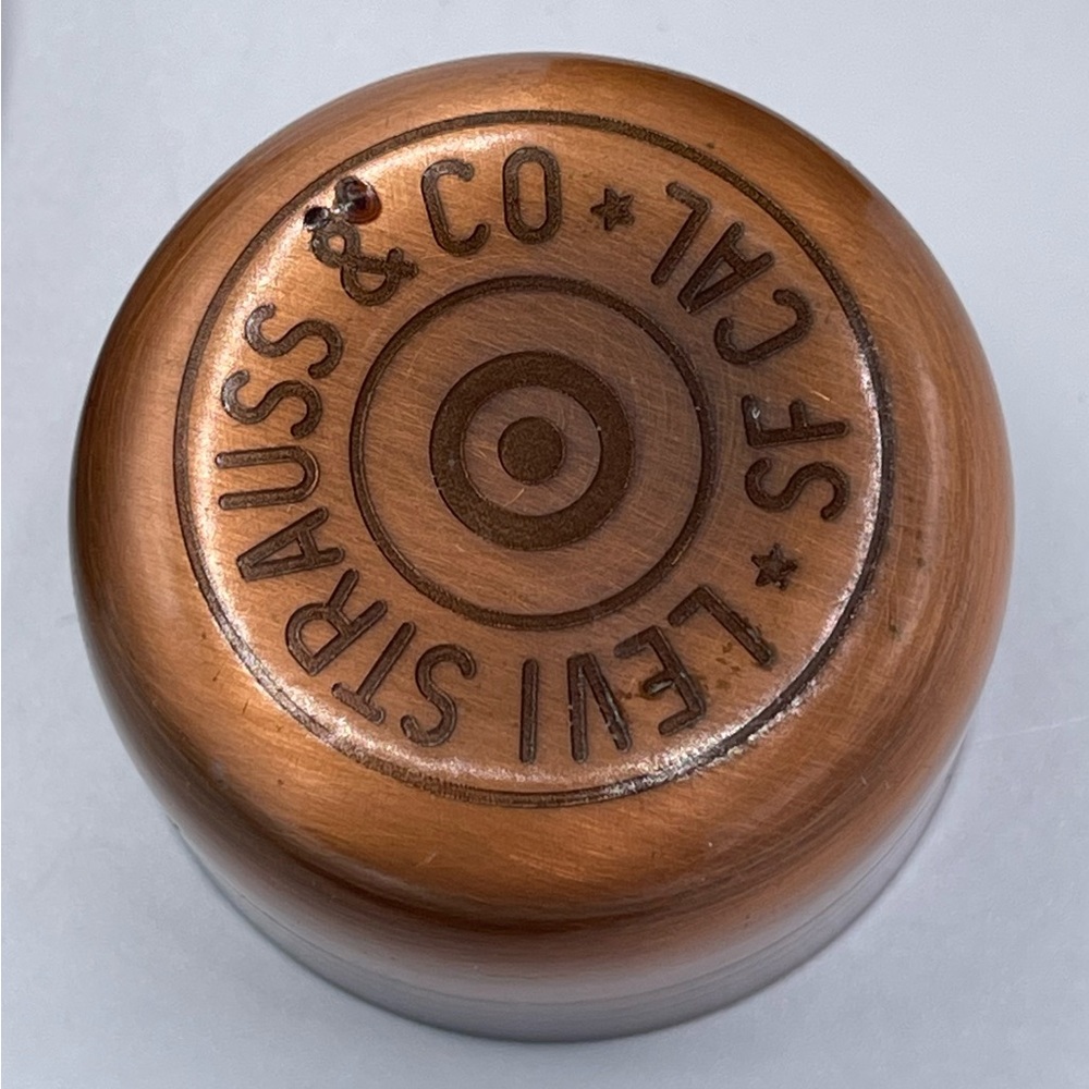 Levi Strauss & Co SF Copper Bar Set Ice Bucket Tongs Corkscrew Martini *READ* - Picture 14 of 16